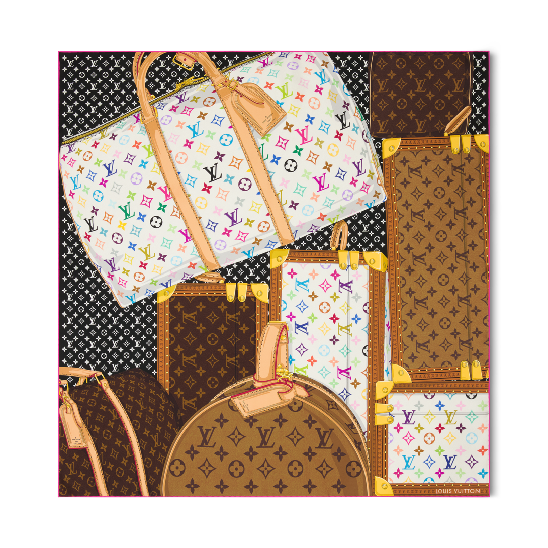 LV × TM カレ90・モノグラム マルチカラー コレクター S00｜ルイ